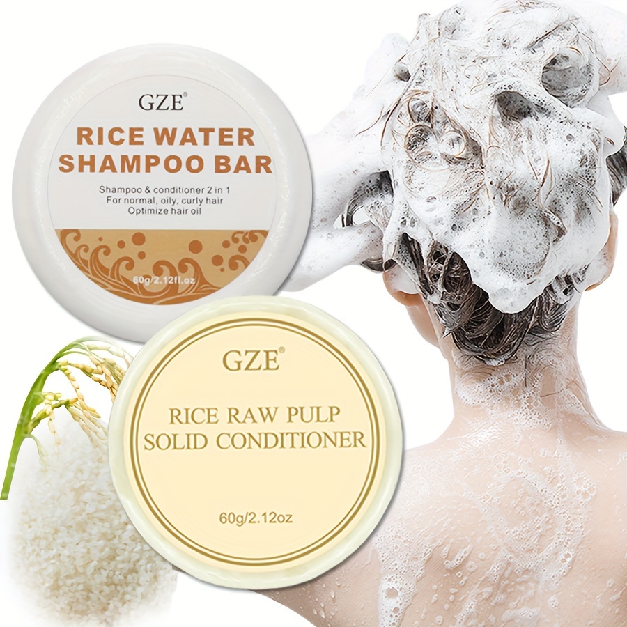 Bar Soap Shampoo Solid - GZE Szampon w wodzie ryżowej w