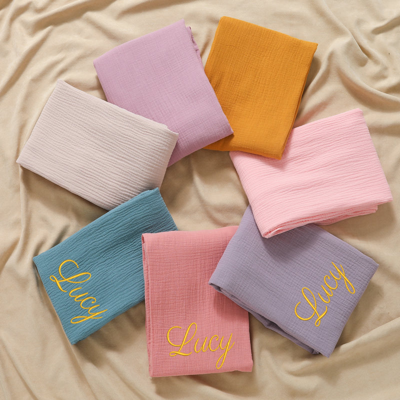 Cloth Diaper Insert - Spersonalizowana nazwa haftowana niestandardowa bawełniana muślinowa