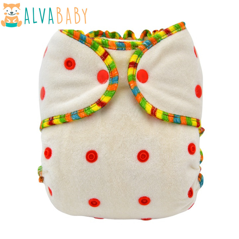 Cloth Diaper Insert - ALVABABY bambusowa dopasowana pielucha ściereczka wielokrotnego