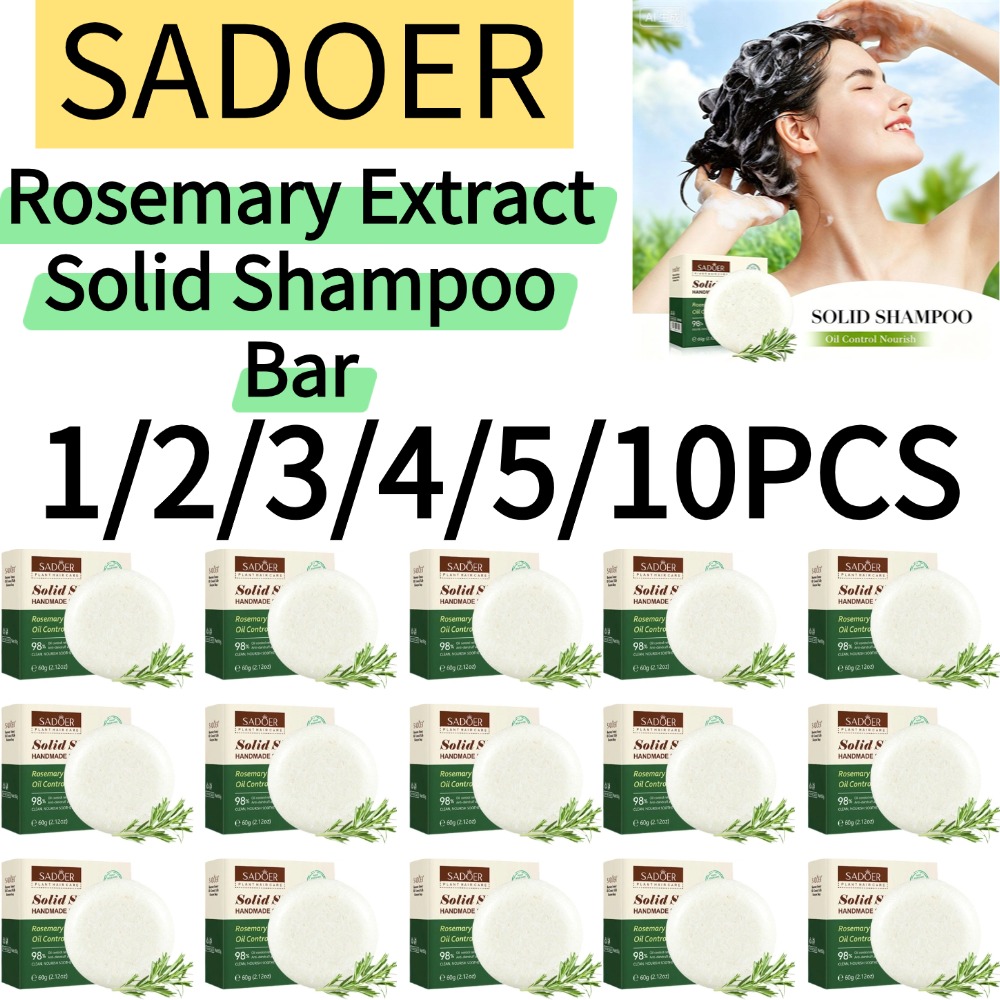 Bar Soap Shampoo Solid - SADOER 1/2/3/4/5/10 SZT. Szampon w Kostce