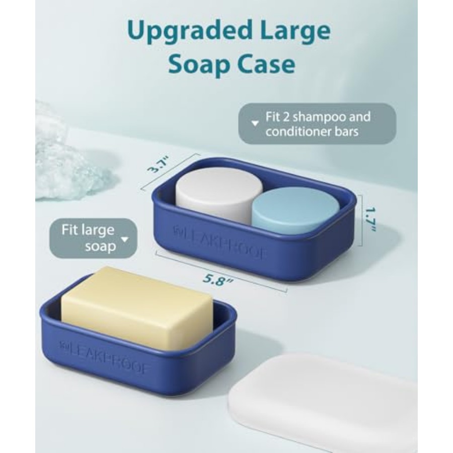 Wodoszczelne etui podróżne na  – Bar Soap Shampoo Solid recenzja i cena