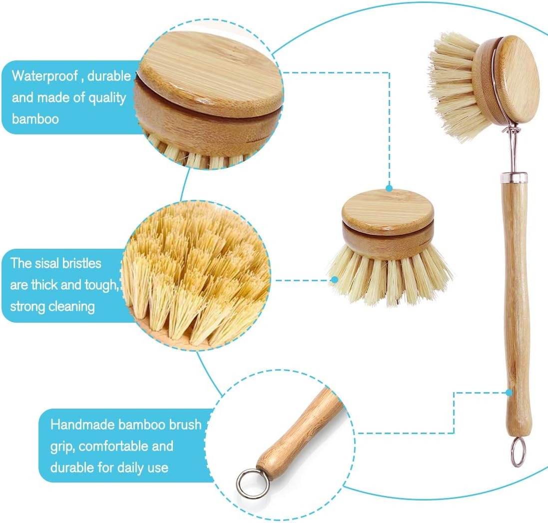 Bambusowe naczynie szczotki do – Dish Brush Bamboo recenzja i cena