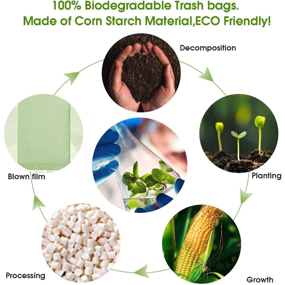 Małe worki na śmieci 1.2 galon – Biodegradable Bin Liner recenzja i cena