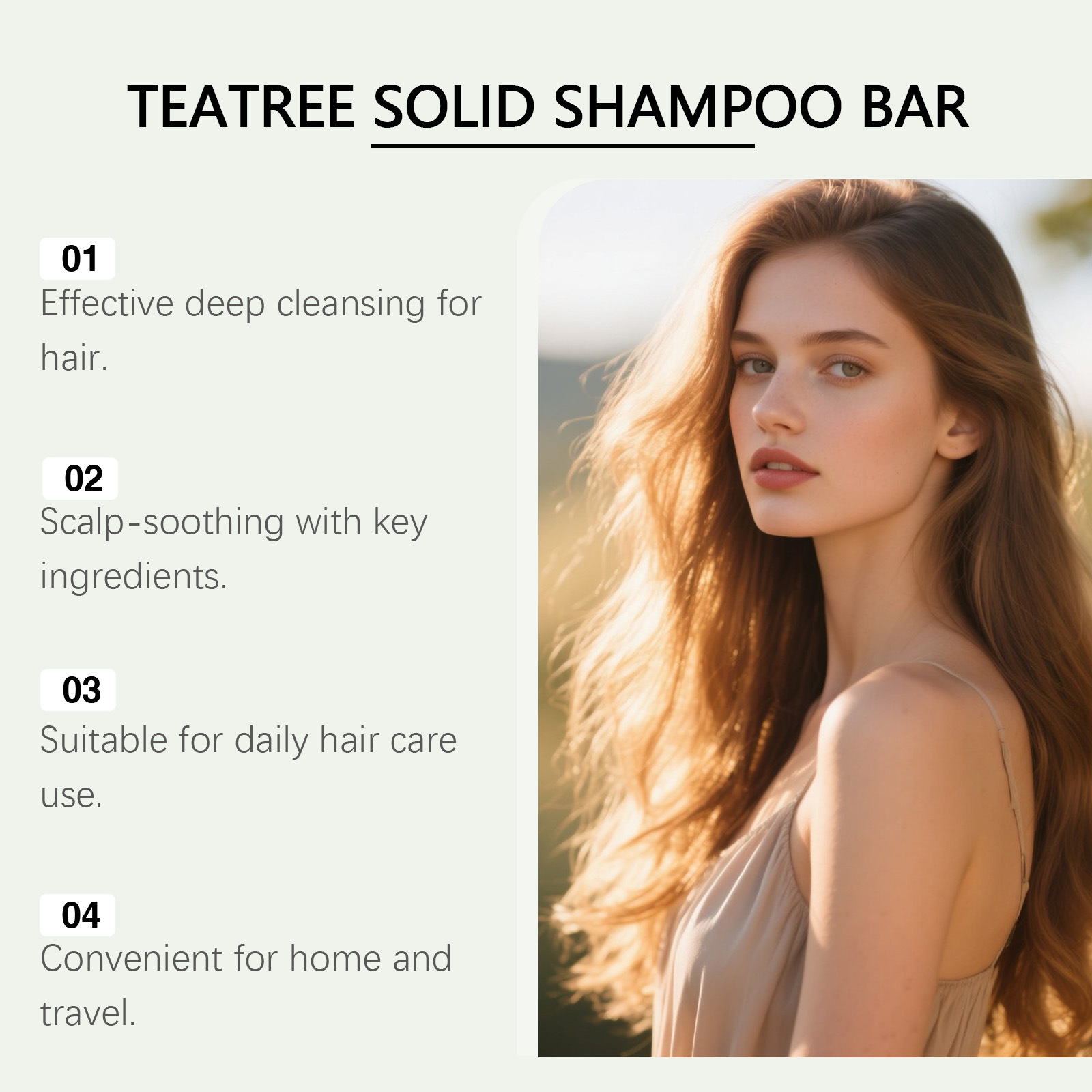 Gleamxi Szampon w Kostce Tea T – Bar Soap Shampoo Solid recenzja i cena