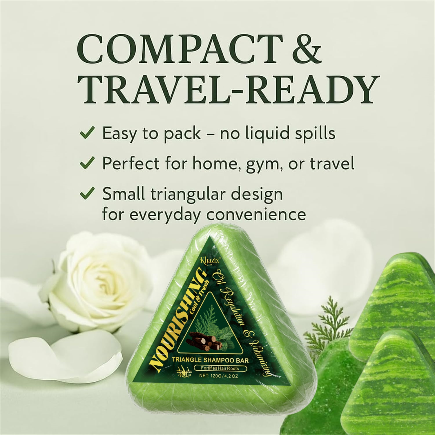 Szampon w kostce Green Triangl – Bar Soap Shampoo Solid recenzja i cena