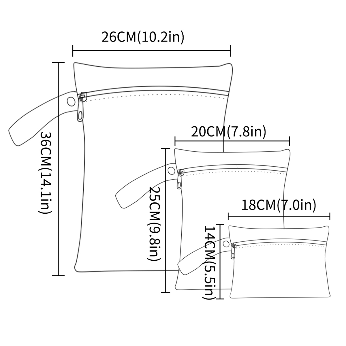 3 sztuki / S Różne rozmiary Wo – Cloth Diaper Insert recenzja i cena