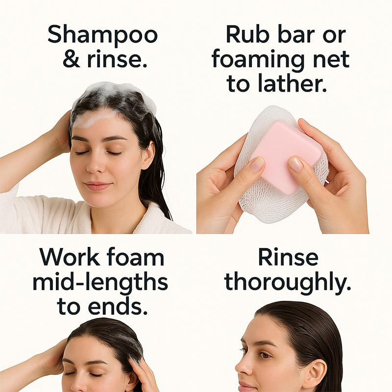 Mydło w kostce z olejem rycyno – Bar Soap Shampoo Solid recenzja i cena